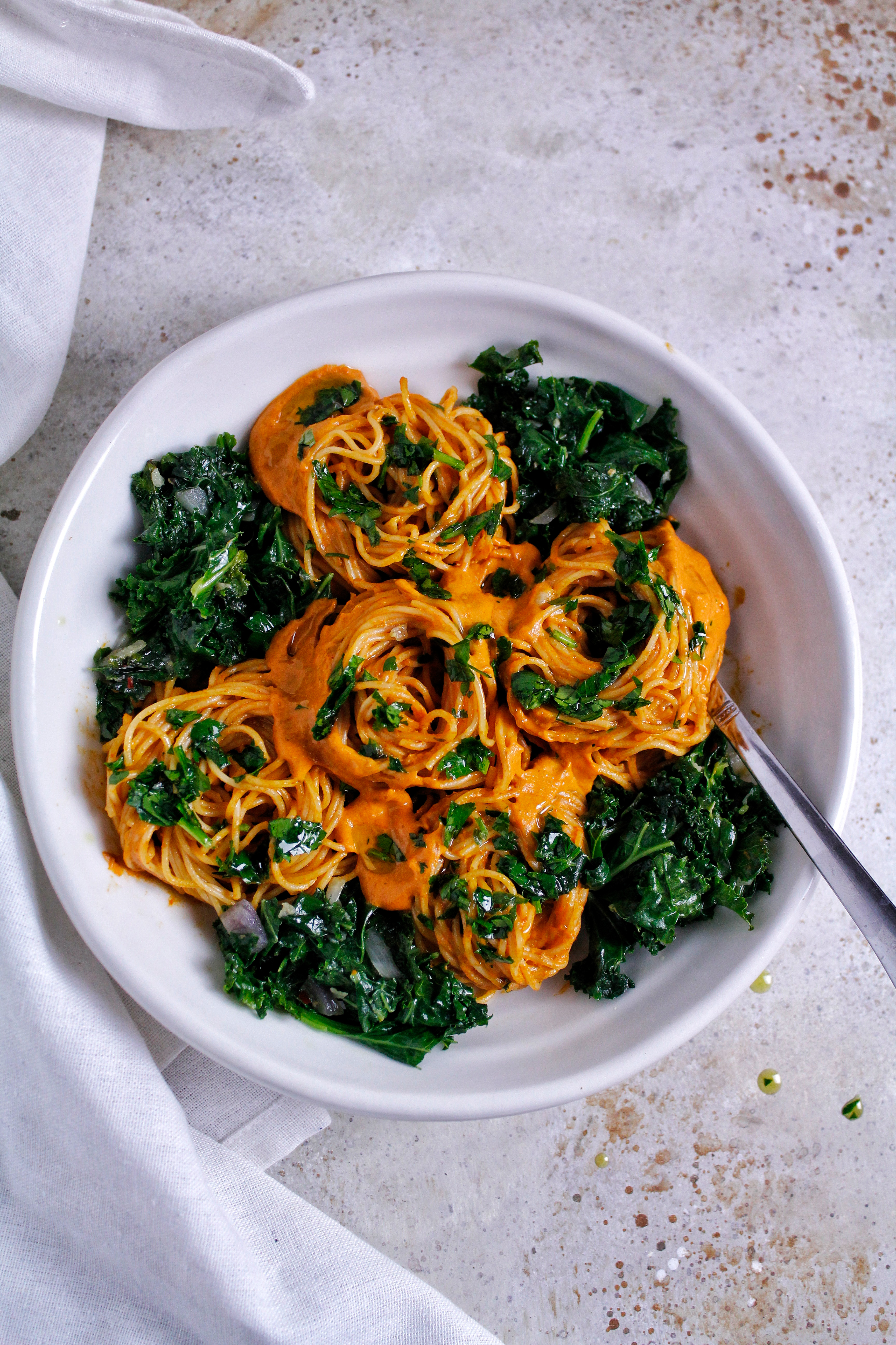 Roasted Red Pepper Pasta GF