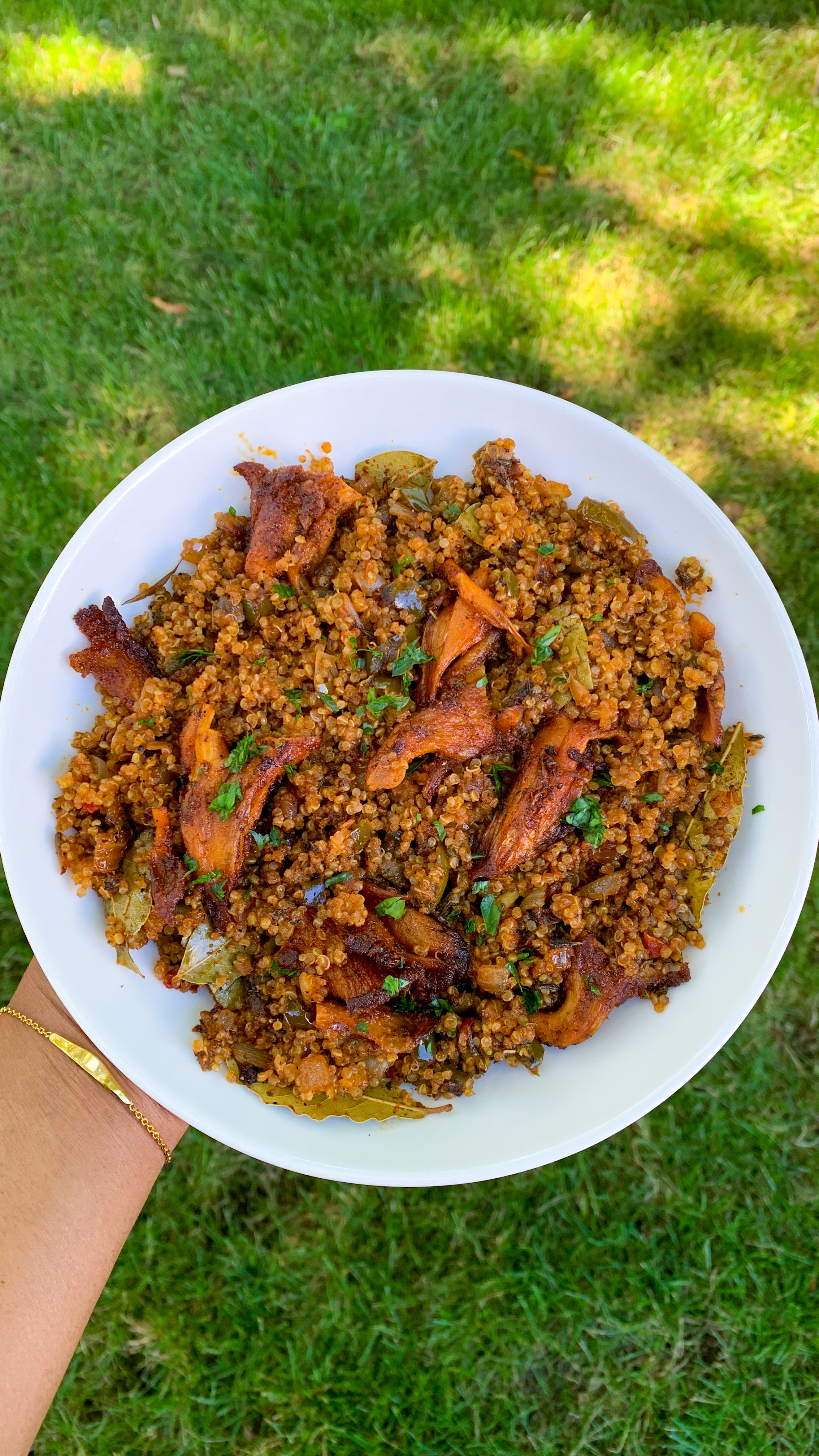 ‘Dirty’ Cajun Quinoa