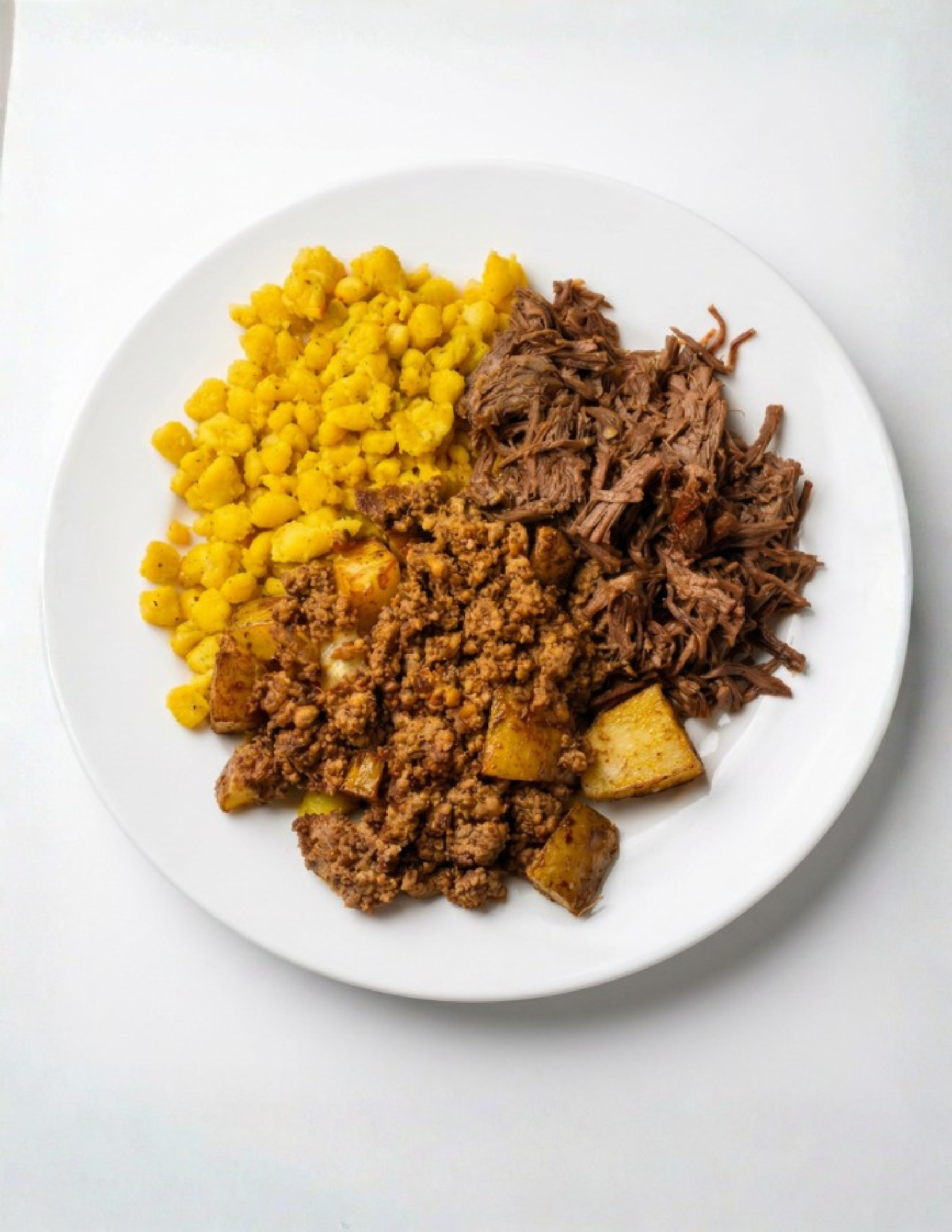 NEW! Vegan Steak, Egg & Potato Platter